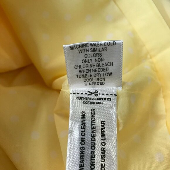 Studio Works Womens Long Sleeve Collared Front Zip Light Yellow Jacket Size XL - Picture 10 of 10